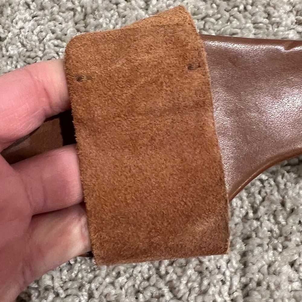 Nine West Tan Sandals with Ankle Strap - Picture 6 of 11